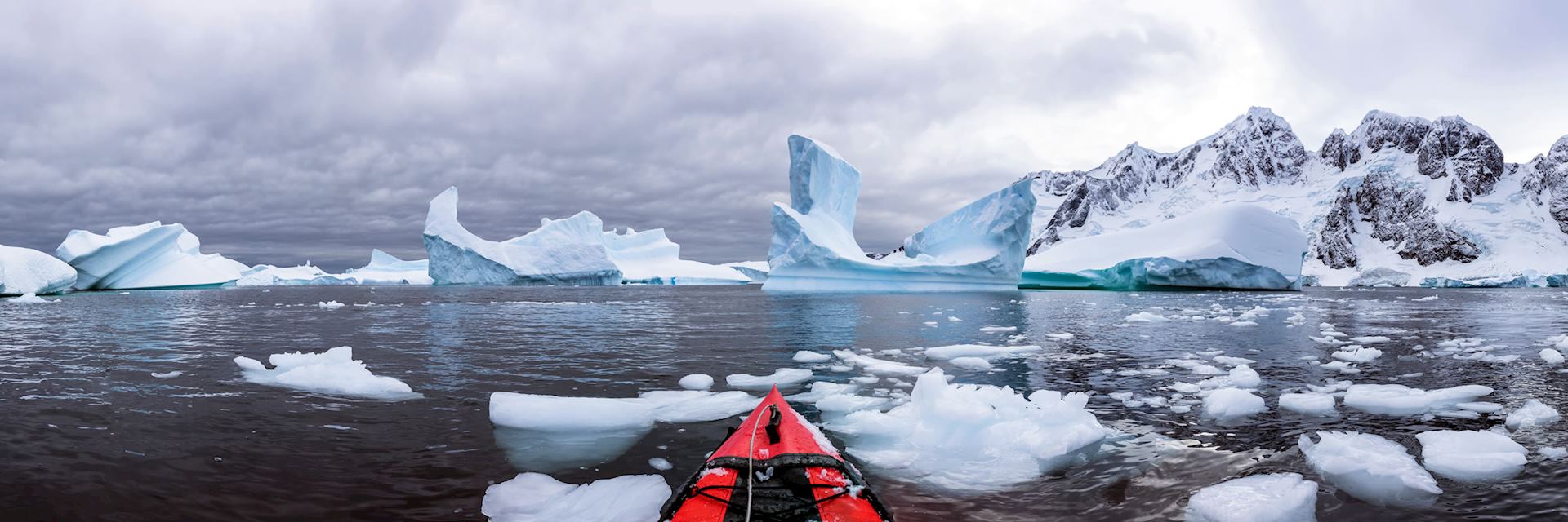 Kayaking in Antarctica