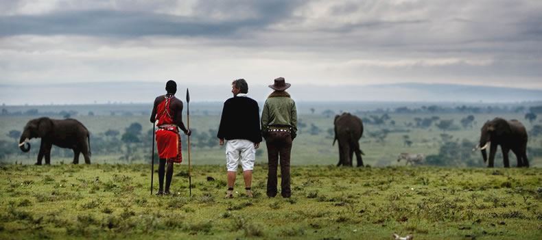 Walking safari from Karen Blixen Camp, Masai Mara
