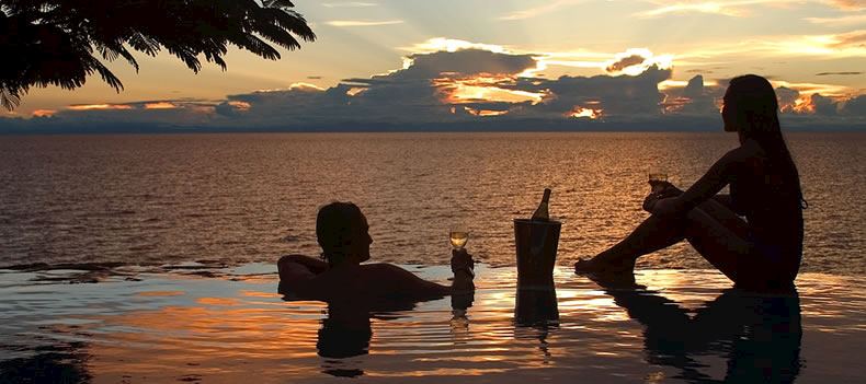 The pool at Kaya Mawa, Likoma Island