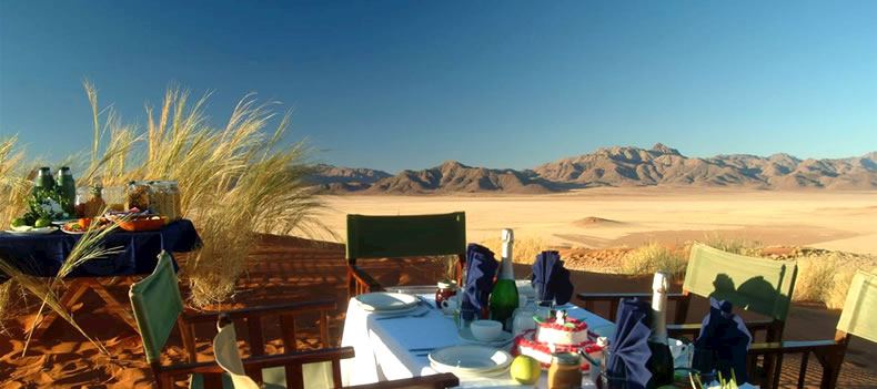 Alfresco dining, NamibRand Nature Reserve