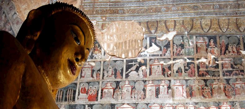 Temple wall paintings, Bagan