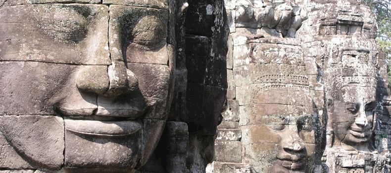Faces at The Bayon, Siem Reap