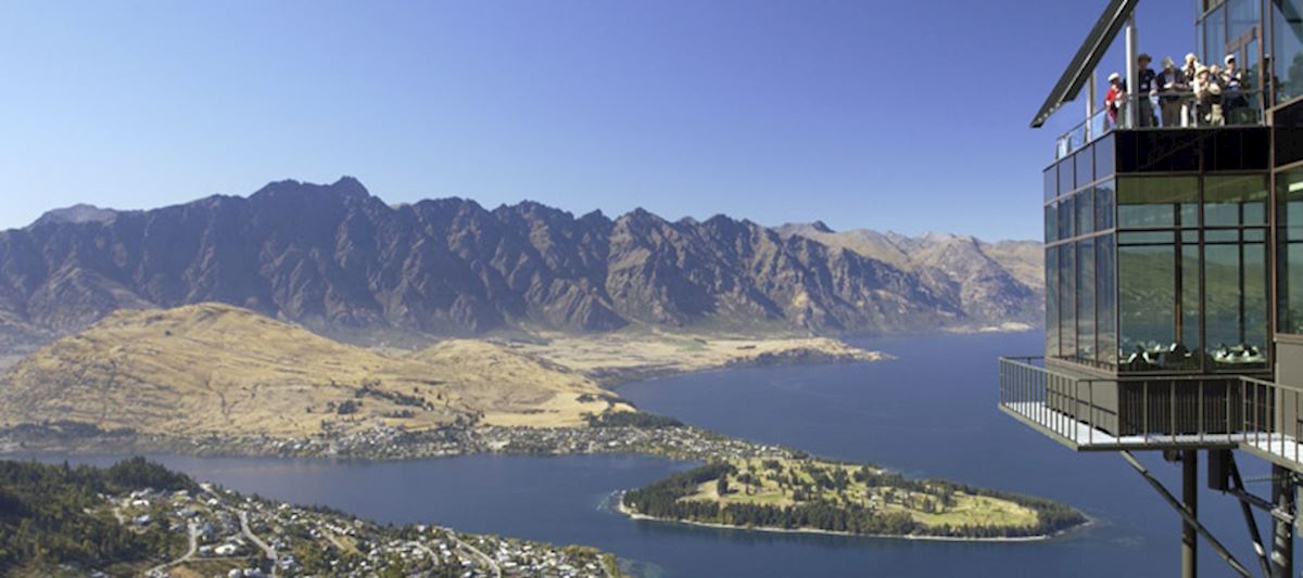 View from the Skyline gondola in Queenstown.