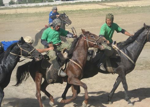 'Buzkashi' or goat polo