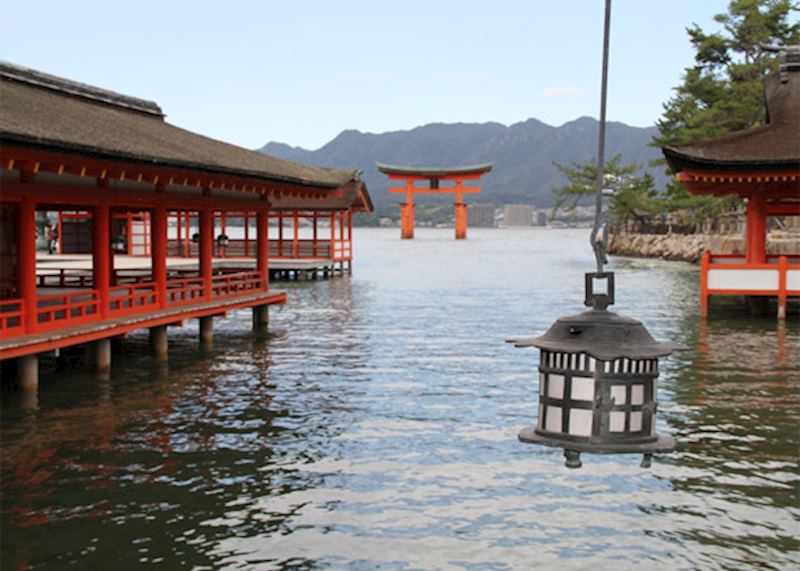 The Torii Gate in Miyajima Island