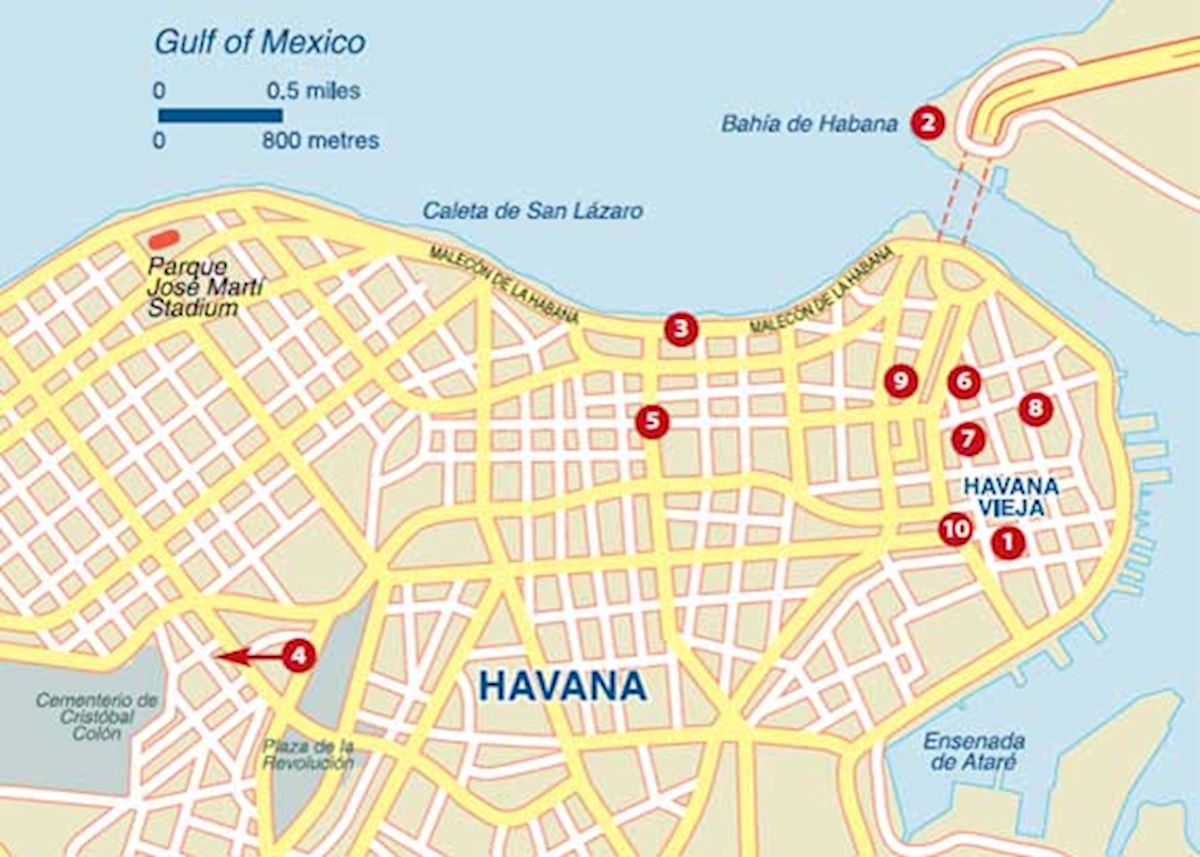 Map of Havana