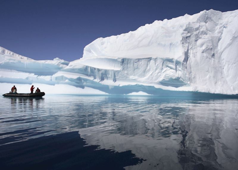 Zodiac excursion Antarctica