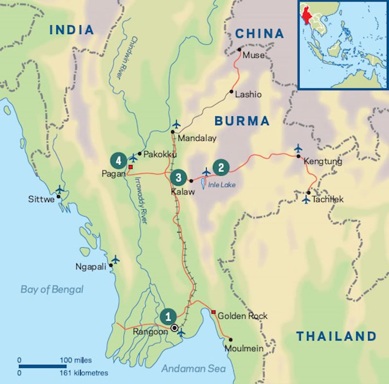 Myanmar Map