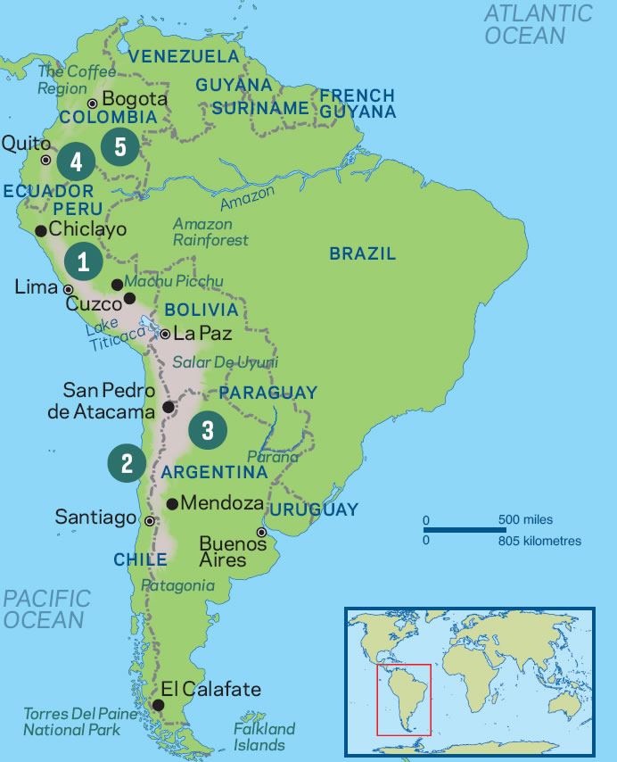 map of andes        <h3 class=