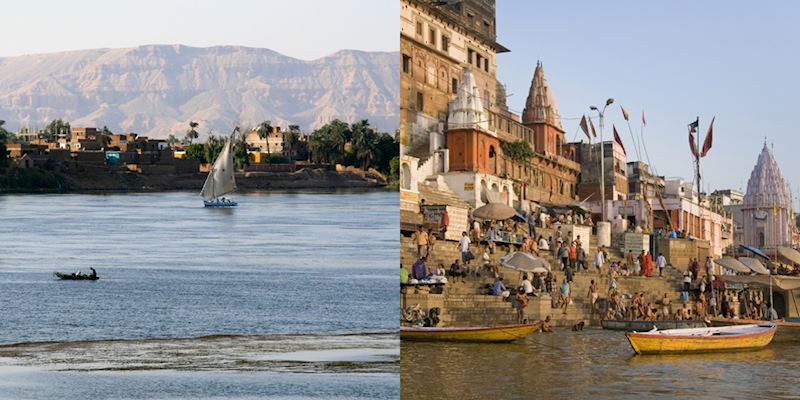 The Nile, Egypt v The Ganges, India