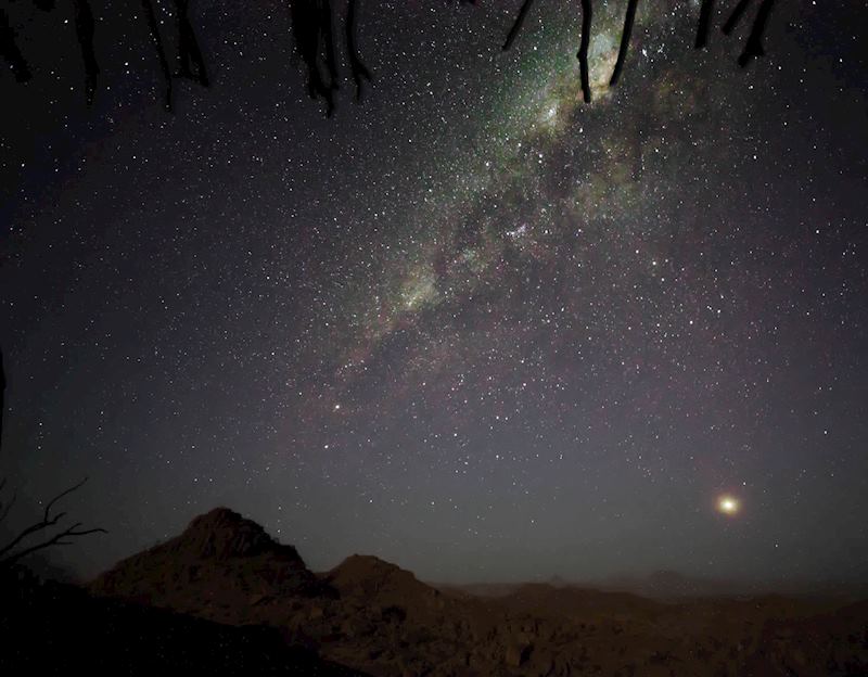 The night sky in Namibia
