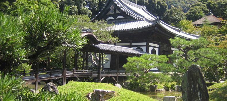 Traditional garden in Kyoto