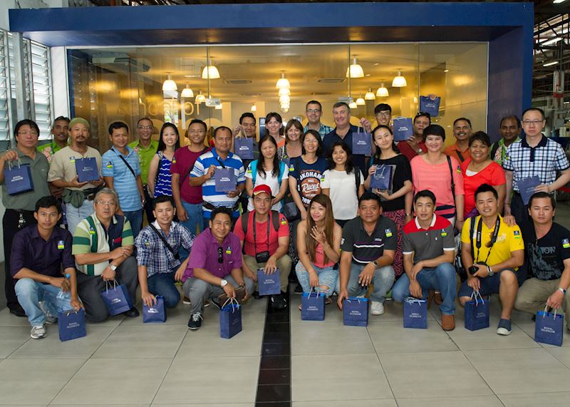 Audley staff and guides pose for the camera