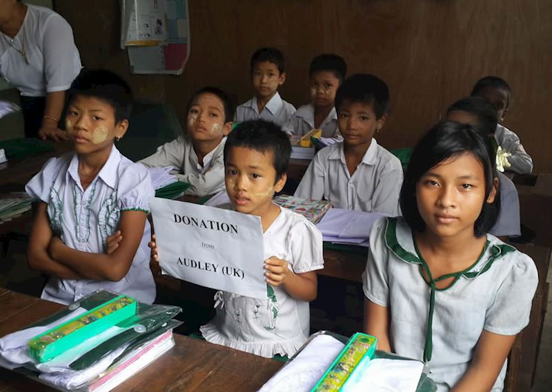 Paya Ngoto School welcomes visiting Audley clients