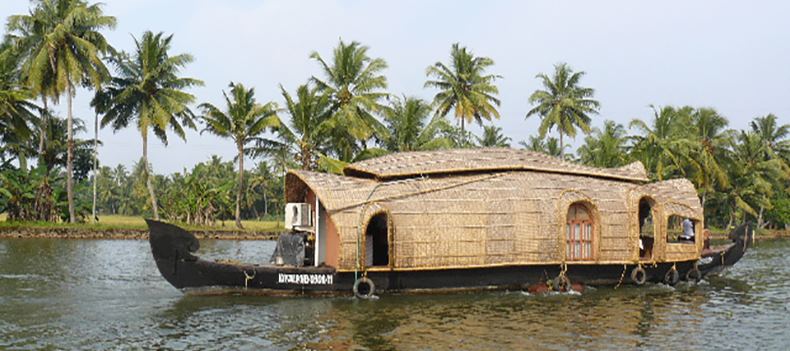 Houseboat on the Backwaters of Kerala