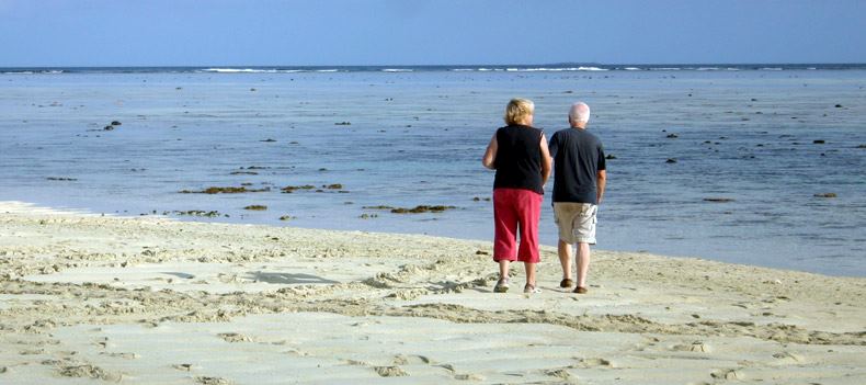 Looking out over Heron Island Lagoon - © David Coleman, All rights reserved