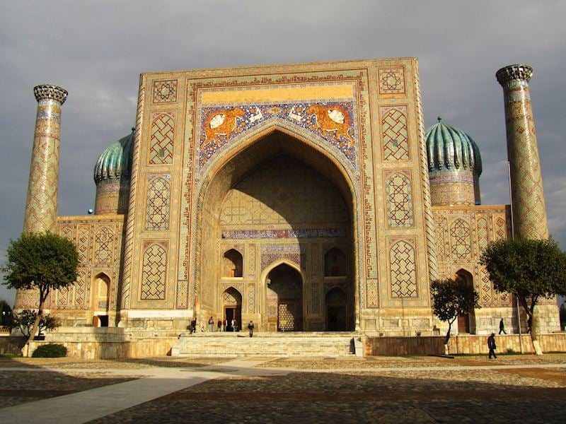 Sherdor Madressah, Registan Square, Samarkand, Uzbekistan