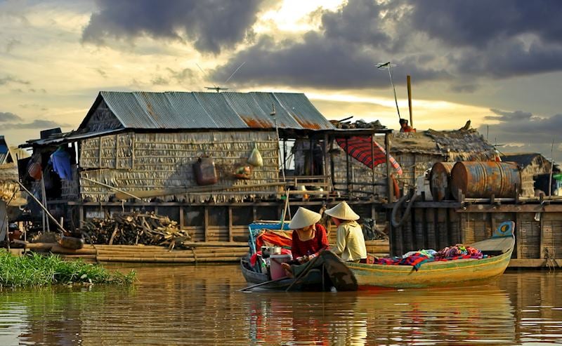 Tonle Sap Lake, Siem Reap, Cambodia