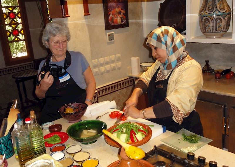 Cookery course at La Maison Arabe, Marrakesh