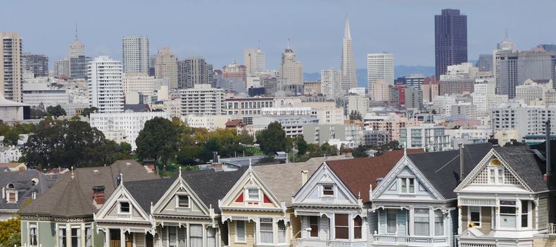San Francisco's hills offer visitors sprawling views