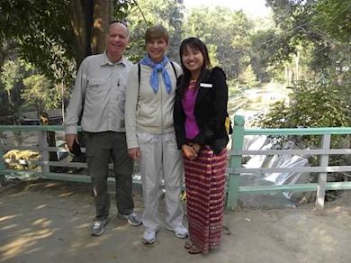 John & Carol in Myanmar